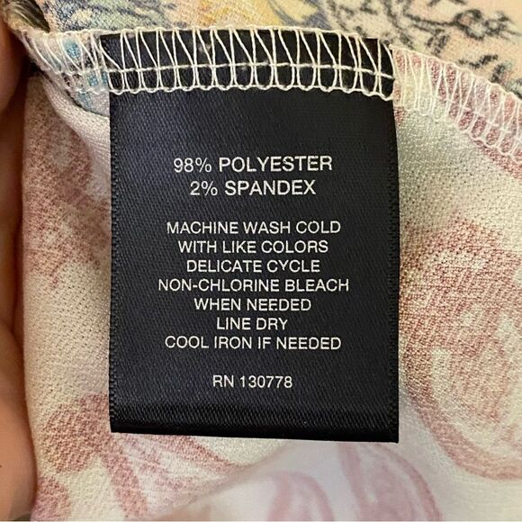 Signature Studio A Line Dress Sleeveless Knee Length Womens Size M Multi Pattern - Picture 5 of 5